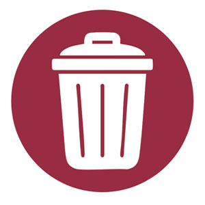 ペット用汚物入れのアイコン