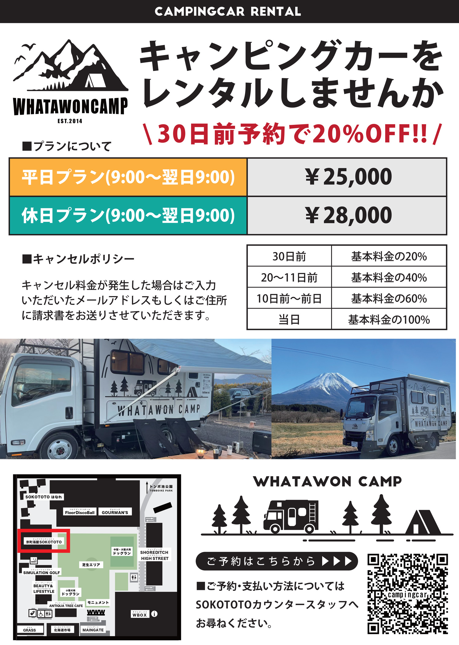 キャンピングカーレンタル