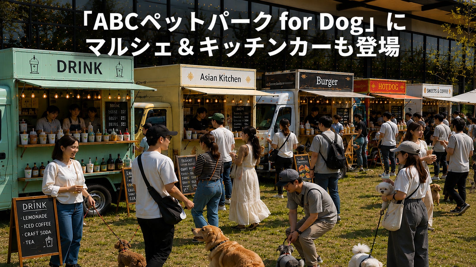 愛犬と「買う・食べる・遊ぶ」秋の3連休！ABCテレビ「ABCペットパーク for Dog」にマルシェ＆キッチンカーも登場