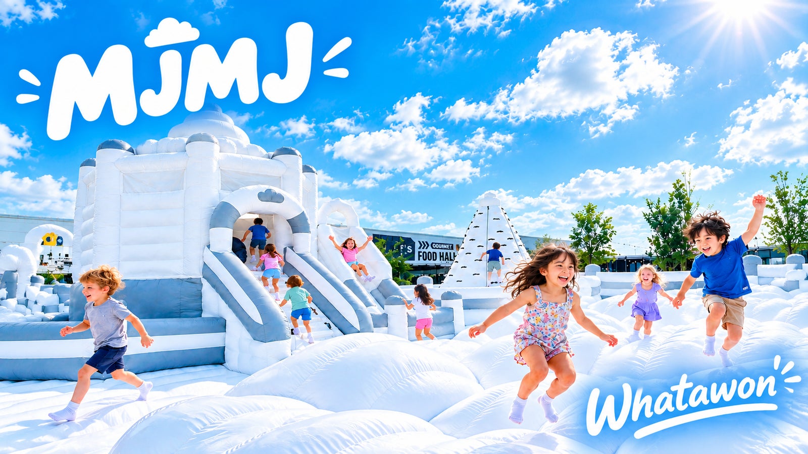 【大阪・岸和田】まるで“雲の上”の巨大遊び場！WHATAWON『MJMJ』第3弾が誕生。過去最高にスケールアップした“白の世界”へ